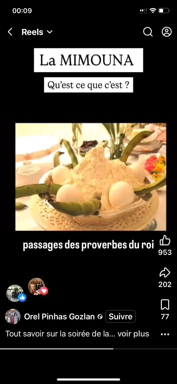 La Mimouna de Mamie, à Tel Aviv, 20 avril 2026. La mofleta, un louis d'or à la place de l'œuf, la farine et les fèves.